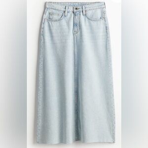H&M Denim Maxi Skirt